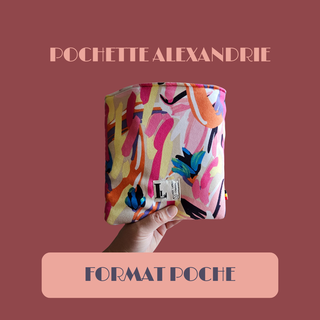 Alexandrie, pochette pour livre de poche